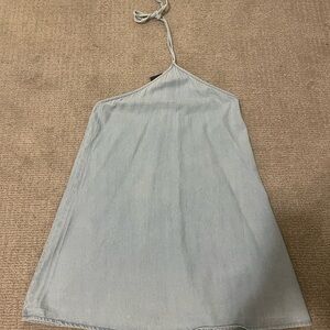 Light Blue Halter Top
